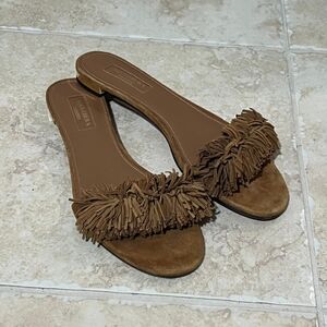 Aquazzura Firenze Suede Sandals